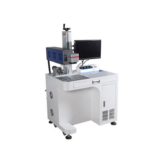 Nometal Marking 35W 60W Large Format 30W Co2 Laser Marking Machine With Rotary