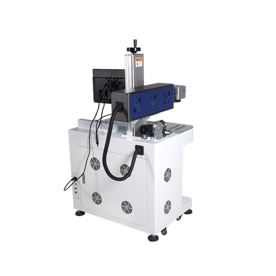 Nometal Marking 35W 60W Large Format 30W Co2 Laser Marking Machine With Rotary