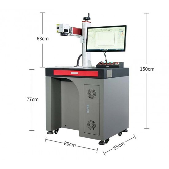 20W Fiber Laser Marking Machine for Metal Engraving